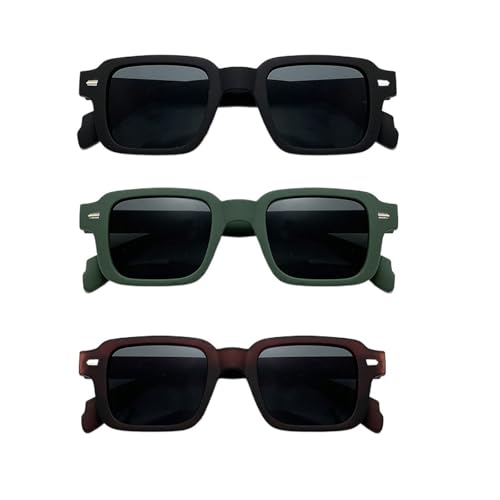 Lunettes de soleil carrées rectangulaires et ovales mode été mixte