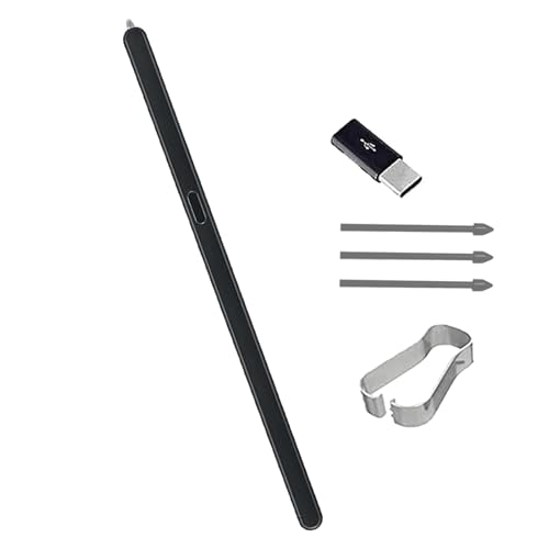Z Fold 6 S Pen Fold Edition for Samsung Galaxy Z Fold 6 5G Stylus Pen S Pen Fold 6 for Galaxy Z Fold 6 5G Stylus with Nibs + Adaptors(Black)