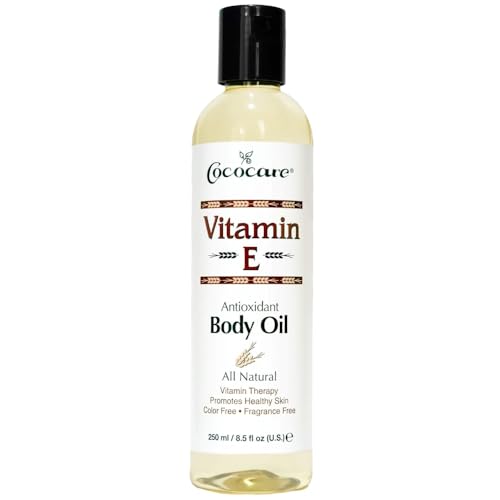 Huile de massage vitamine E Cococare 250ml après la douche