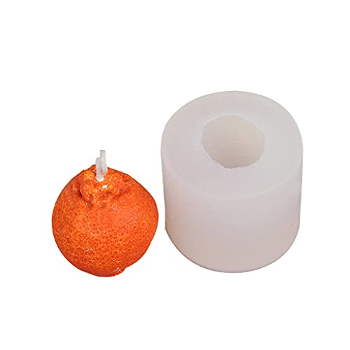 JIUYECAO Aromatherapie-Kerzenform, hässliche Orangen-Clown, Orange, Ugli, Obstform, 3D-Kerze, Silikonform, Aromatherapie… – Bild 4