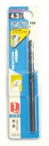 ナチ ステンレス用ドリル 1本入り 4.3ミリ