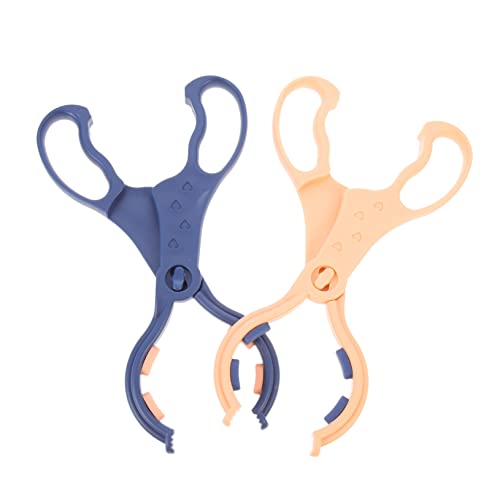 ERINGOGO 2個滑り止め設計 哺乳瓶グ 長いハンドル付き ベビーボトル洗浄用 取っ手付き 耐熱 軽量 素材 掃除 消毒 時に便利