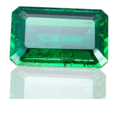 Pierre précieuse émeraude de 5,25 carats, cadeau certifié AMZ12527