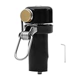 YEWILD 自転車 ベル ロードバイク 自転車ベル バーエンドキャップ式 隠れ式 軽量 大音量 爽やかな音色 銅合金製 防水 錆びにくい ロード グラベルロード ハンドル直径22.2mm対応