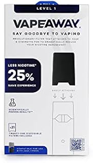 Quit Nicotine & Vaping While Still Using Your JUUL® VapeAway Filter Helps Cravings & Reduces Unwanted Toxins by 25%, 100% Same Experience! Don’t Patch