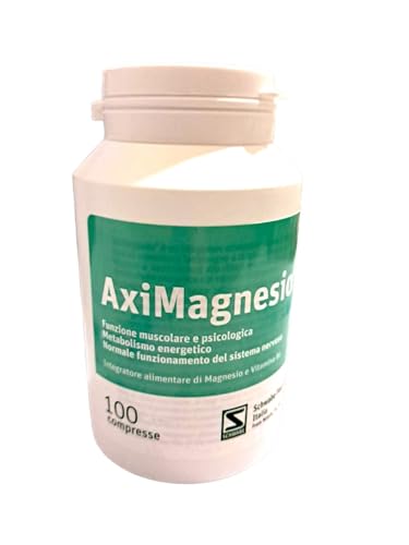 Pegaso Aximagnesio Integratore Alimentare di Magnesio, 100 Compresse, 134 g