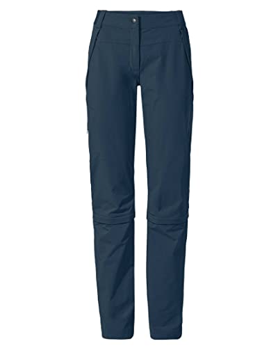 VAUDE Wanderhose Damen Farley Stretch Capri T-Zip III, Wasserabweisende...