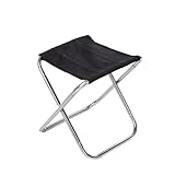 Klappbarer Kleiner Hocker, Bankhocker, Tragbarer Outdoor-Stuhle, Ultraleicht, for U-Bahn, Zug, Reisen, Picknick, Camping, Angeln, Faltbar(MZ-Gray)