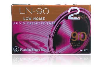 2 Pack 90 Minute Audio Cassette Tapes