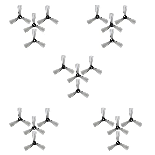 Nazgul Cine 2525 hélice de 3 palas de 2,5 pulgadas CW CCW gris repuesto para minidrón de cinewhoop