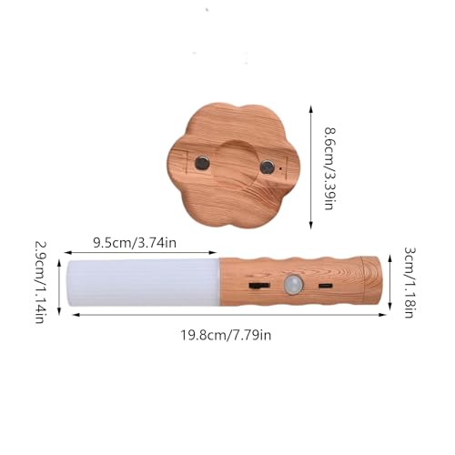 Luz con sensor de movimiento para pared interior lámpara portátil a pilas 2