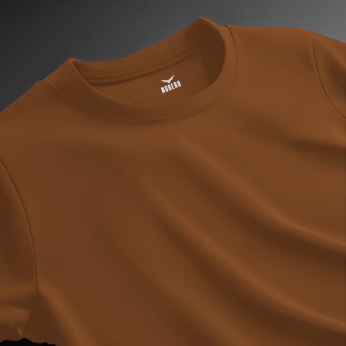Image of Nobero 100% Cotton Oversized T Shirts for Men Stylish | Oversized Fit | Solid T Shirts for Men 180 GSM Combed Cotton | Round Neck Half Sleeve