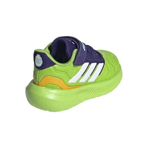 Image of adidas Baby Marvel Run Falcon 5 Elastic Lace & Strap Shoe