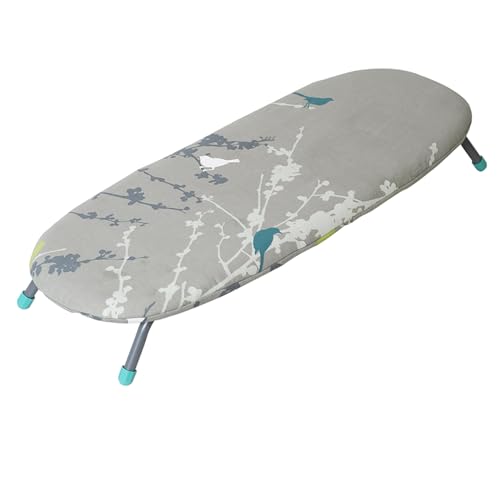 ISCBAFYX Table Top Ironing Board Wall Mount, Mini Ironing Board, D-Crease, Portable Space Saving, Mini Iron Board, Easy to Fold (Color : Gray A)