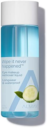 Almay Eye Makeup Remover Liquid, Longwear and Waterproof, Hypoallergenic, Cruelty Free, Ophthalmologist Tested, 4 Fl Oz (Pack of 1)