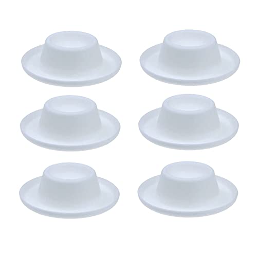 Produktfoto von K&G GP01870 6er Set Eierbecher weiß Kunststoff | Stapelbare Eierständer | Spülmaschinen geeignet | Eier-Halter mit&hellip;