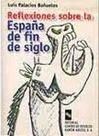 Portada de Reflexiones sobre españa de fin de siglo