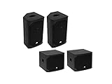 ⭐️ 2x AZX-112 PA-Subwoofer 350W inklusive 2x AZX-208 2-Wege Top 100W