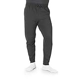 Jerzees Men's NuBlend Fleece Joggers & Sweatpants, Joggers-Heather Black, Large