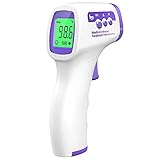 Thermometer for Adults and Kids, No-Touch Baby Forehead Thermometer, 2 in 1 Body & Surface Mode, Medical Digital Thermometer with Fever Alarm, Accurate Instant Readings, Memory Function, Silent Mode