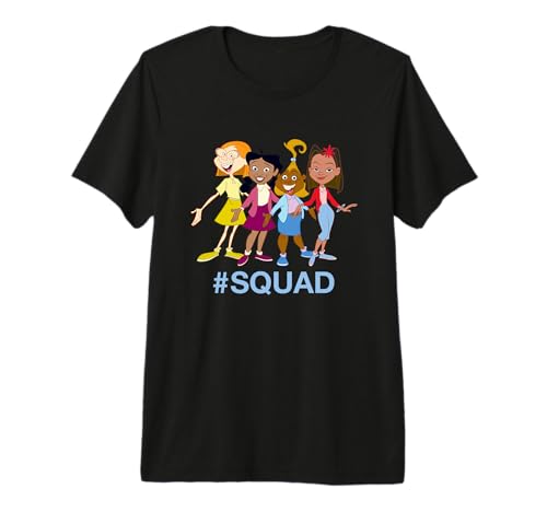 The Proud Family #Squad t-shirt premium en coton doux au design graphique exclusif
