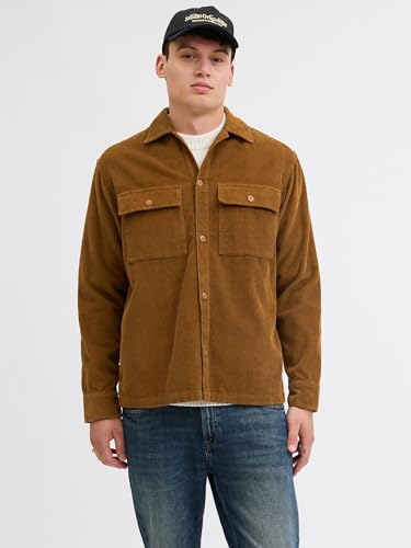 Upim, Camicia In Velluto A Coste Uomo, Unisex, Marrone Tabacco, Taglia: M - 3