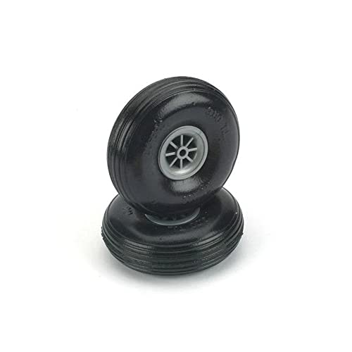 Du-Bro 350T 3-1/2' Diameter Treaded Surface Wheel (2-Pack)
