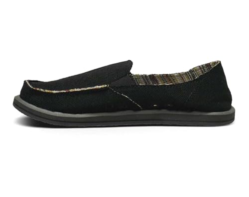 Image of Sanuk Womens Donna Hemp Loafers | Womens Shoes | Slip On Shoes for Women | Women's Slip-on Loafers | Memory Foam Footbed
