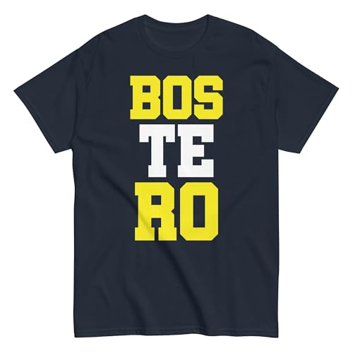 Mundo Avios Club Atlético Boca Juniors. CABJ. Buenos Aires, Argentina. Camiseta de algodón 100%. Corte Unisex, Tallas de Adulto. CAM1216. (FR/ES, Letras, M, Regular, Regular, Azul)