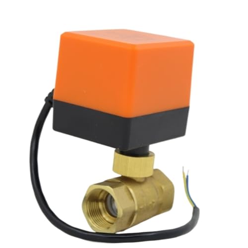 Válvula de bola motorizada DN32 con actuador eléctrico de latón robusto 2