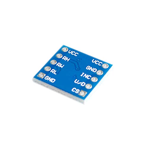 Reland Sun X9C104 Digital Potentiometer Module, bottom view with pin labels