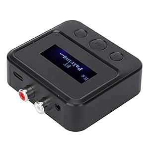 -muziekontvanger, compacte verliesvrije draadloze muziekadapter met meerdere interfaces Draagbare stereo voor smartphone…