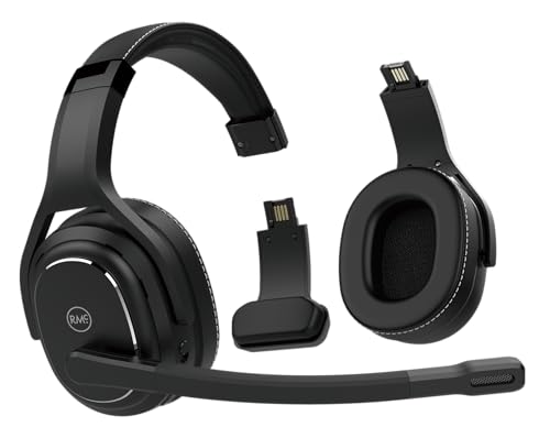 Rand McNally ClearDryve 220 Premium 2-in-1 Wireless Headset for Clear Calls with Noise Cancellation Long Battery Life & All-Day Comfort