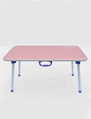 Table pliante paresseuse en acier plastique pliable meuble appoint gain place