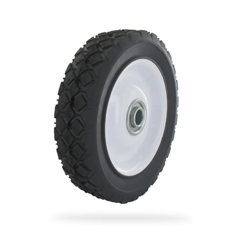 UNIVERSEL - Roue Acier à Moyeu Déporté pour Équipement Jardin - Diamètre 152 mm/Moyeu : 35...
