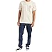Brixton Men's Pledge T-Shirt Medium Cream/Navy – Long Sleeve Standard Tee