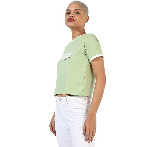 Image of Campus Sutra Women's Cotton Regular Fit Tops