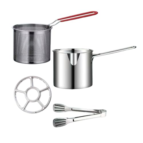 Juego de ollas de acero inoxidable 304 con red de filtro extraíble para cocinas domésticas y al aire libre, utensilios de cocina profesionales