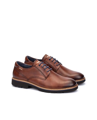Pikolinos Para Hombre. M7D-4289 Zapatos De Piel Alarcon MarróN (42), Plano, Cordones, Casual - 3