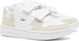 Lacoste Unisex-Child Infant's T-Clip Set Sneaker, Infant's T-Clip Set Sneaker, White/Light Pink, 6