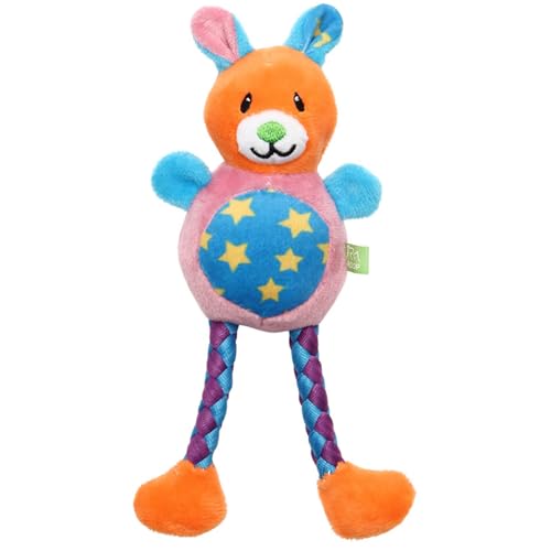 ルークラン(ROOKCRAN) 犬用おもちゃ ループ バブー メロディー 噛む ぬいぐるみ 子犬 外 丈夫 小型犬 大型犬 おしゃれ かわいい 019787