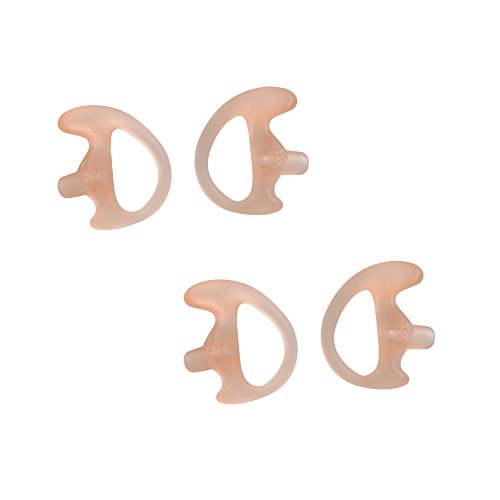Maxtop Optimal 2 Pack Arrowmax AC-HAEI-SP Pair of Replacement Earmold Earbud One Pair for Two-Way Radio Audio Clear Coil (S Size)