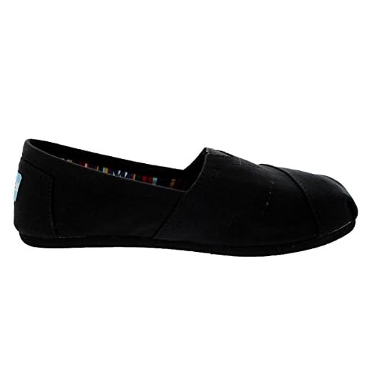 TOMS Black Canvas Women's Classic 10002472 (Size: 10)