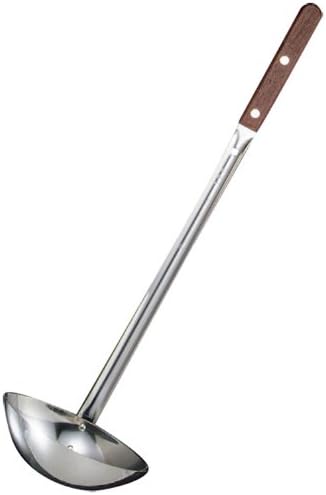 MA 18-8 Rose Pattern Double Mouth Service Ladle 144cc