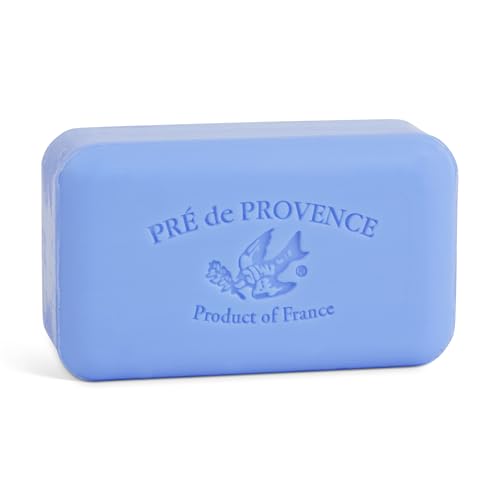 Pre de Provence Artisanal Soap Bar Natural French Skincare Enriched with Organic Shea Butter Quad Milled for Rich Smooth & Moisturizing Lather Starflower 5.3 Ounce