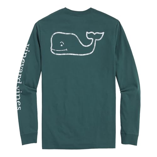 Image of vineyard vines Men's Long Sleeve Vintage Whale Pocket T-Shirt