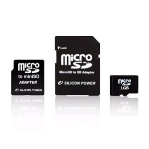 SILICONPOWER microSDJ[h 1GB SP001GBSDT000V30