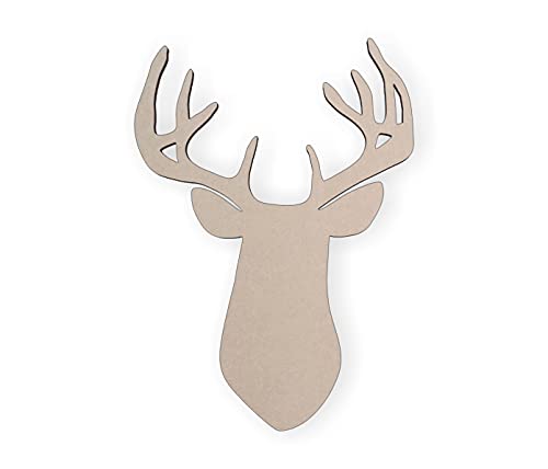 Jess and Jessica Rustic Deer Head Silhouette
