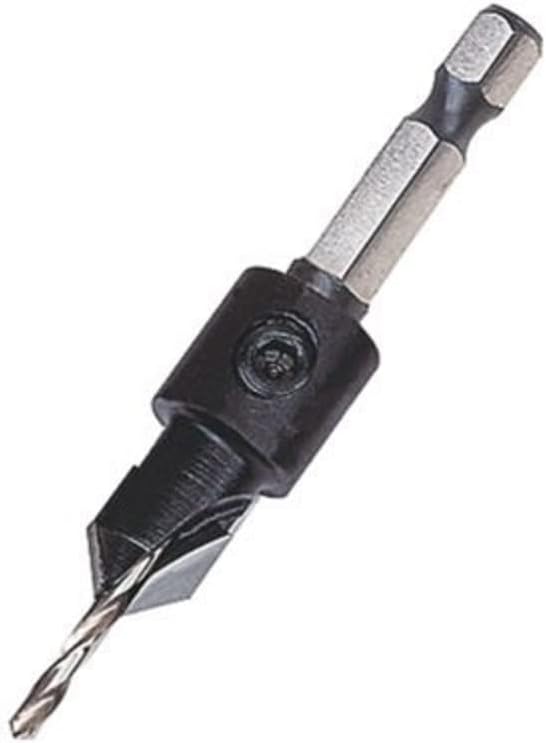 Snappy TCT 9.5mm Countersink with Adjustable 3.25mm Pilot Drill, Tungsten Carbide Tipped, Ideal for Ply, MDF & Chipboard, SNAP/CS/10TC