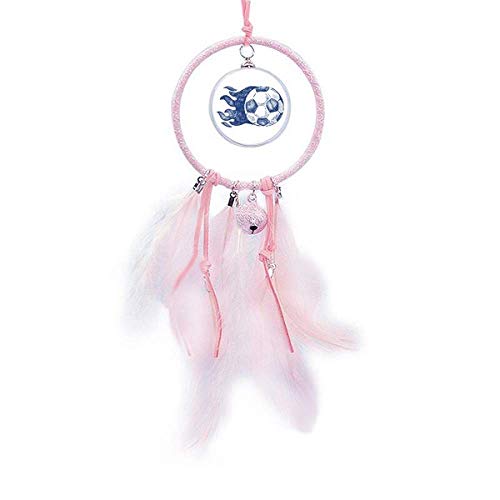 Dream catcher de football avec clochette pour une décoration murale enfant